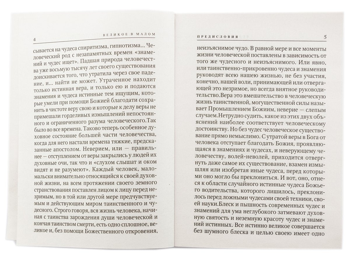Великое в малом белая
