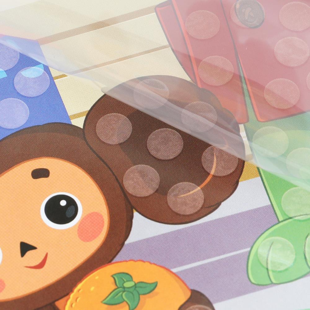 Аппликация помпонами 17*23 см Чебурашка МУЛЬТИ АРТ в кор.100шт