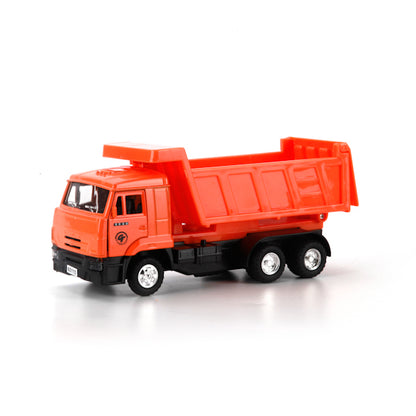 Машина металл свет-звук KAMAZ -65115 САМОСВАЛ 17 см, двери, багажник,инерция Технопарк в кор.2*24шт