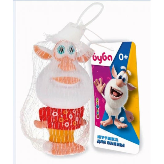 Игрушка пластизоль для ванны БУБА 1шт, пищевой, сетка КАПИТОШКА в кор.100шт