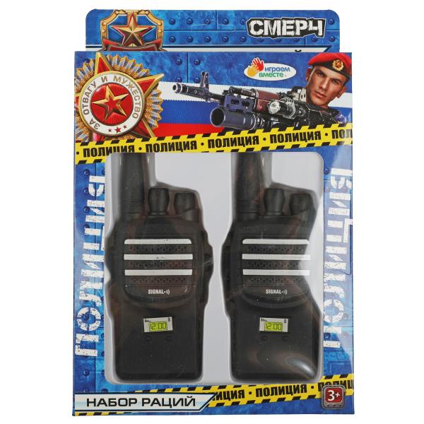 Набор раций ПОЛИЦИЯ, кор.17,8*27,2*4см ИГРАЕМ ВМЕСТЕ в кор.2*60шт
