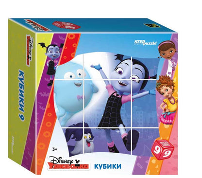 87196 DISNEY 9 кубиков "Узнавайка"