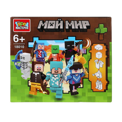 Конструктор фигурок моего мира в пакетах. светильник-24 шт Город мастеров уп-24шт в кор.2*20уп