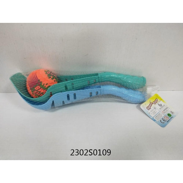 Игра в мячик в сетке в кор.2*72шт