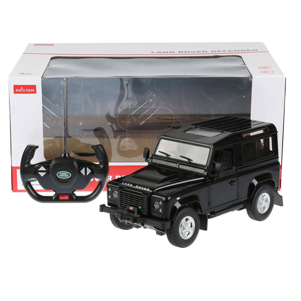 Machine pour Land Rover Defender 1:14 Rastar, avec couleur, ouverte. двери и багажник в кор. dans le cor.6шт