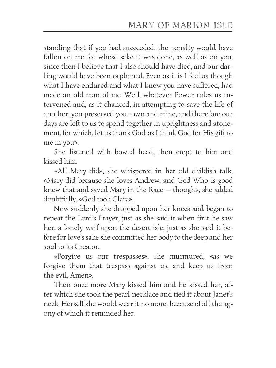 Mary of Marion Isle = Мэри острова Мэрион: роман на англ.яз