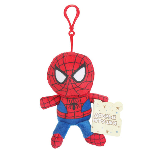 Брелок для ключей "добрые игрушки" с мягкой игрушкой супергерои 11см Добрые игрушки в кор.300шт
