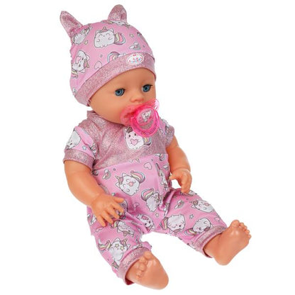 Пупс озвуч Шаинский музыка 40см, пьет, писает, закр. глазки, 4 акс, 100 фраз КАРАПУЗ в кор.8шт