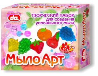 НАБОР МЫЛО АРТ "ФРУКТЫ" в кор.10шт