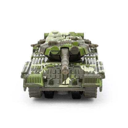 Модель металл LADA ТАНК Т-90, 7,5 см и ВОЕННАЯ ЧАСТЬ 10 см, ассортимент Технопарк в кор.2*24шт