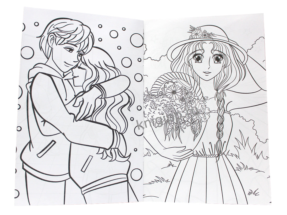 АНИМЕ-РАСКРАСКА. МОЯ МАНГА