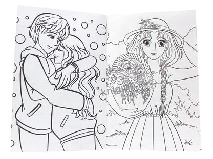 АНИМЕ-РАСКРАСКА. МОЯ МАНГА