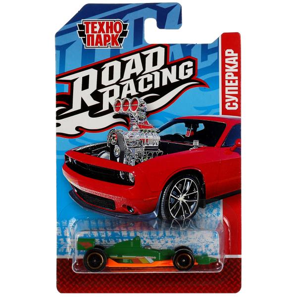 Machine en métal ROAD RACING SUISSE 7,5 cm, dans un assortiment, en blister. Parc technologique en cor.2*360шт