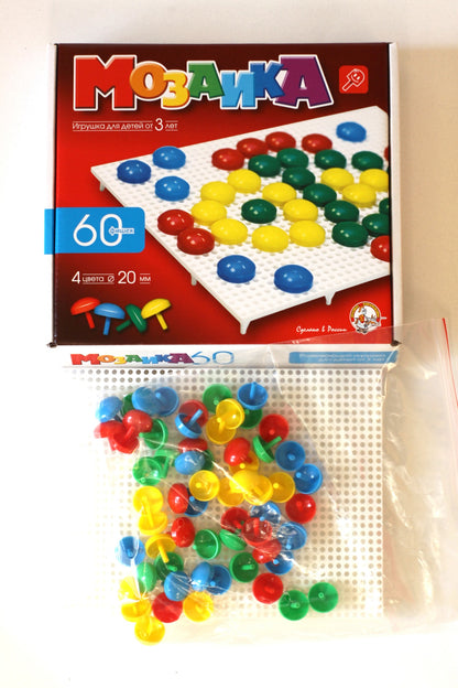 Мозаика d 20/4цв/60шт/1 поле (арт.00978)