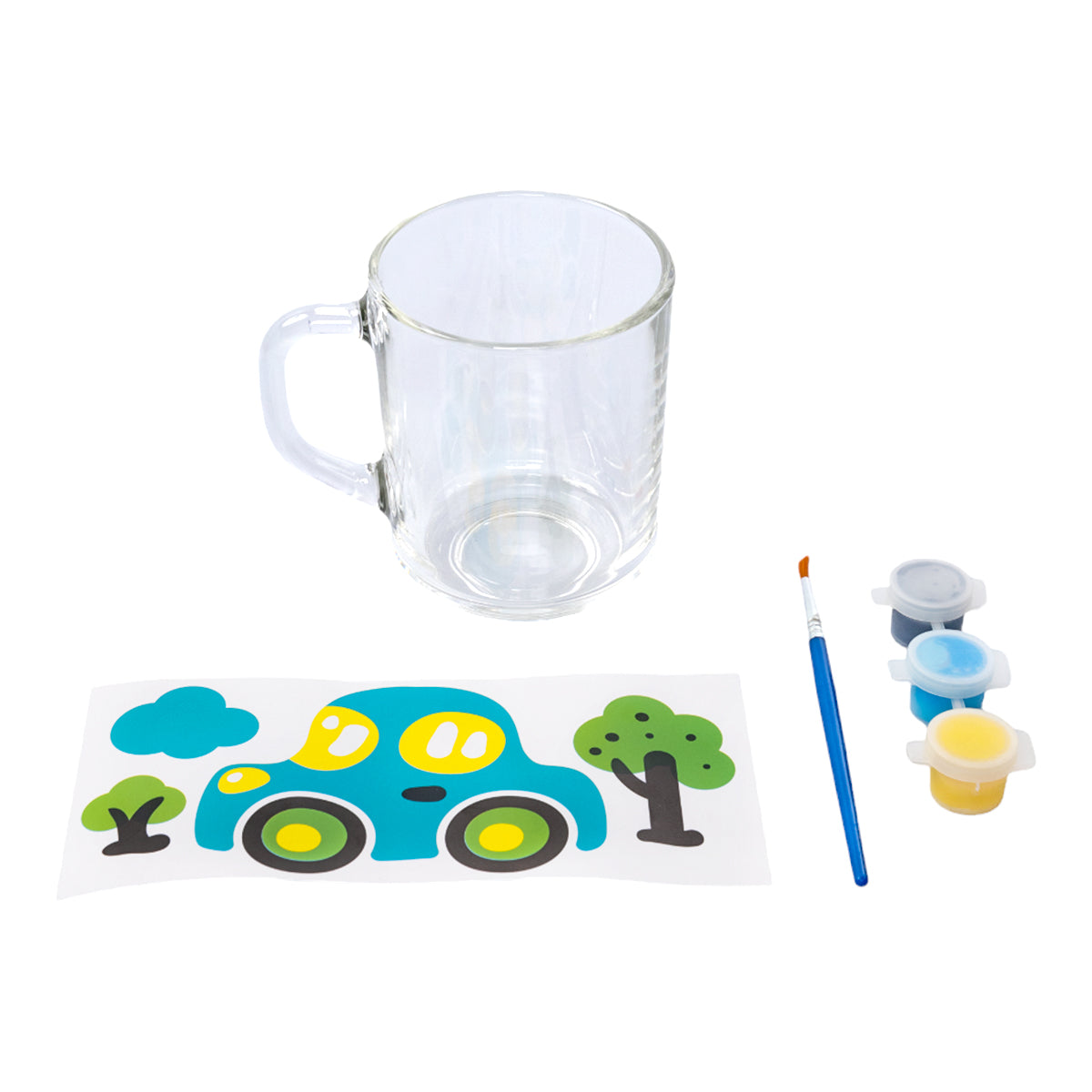 Набор для творчества. Кружка под роспись "Машинка"