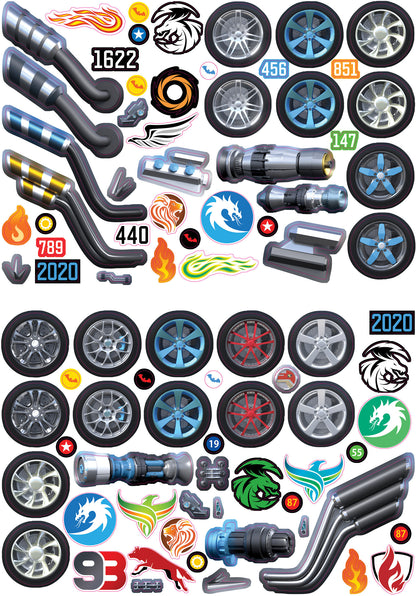 Моя книга наклеек. Авто-тюнинг (более 350 наклеек)