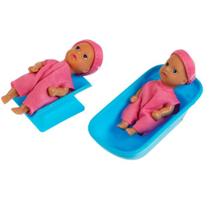 Кукла 29 см София , руки и ноги сгиб, 2 малыша, акс, кор КАРАПУЗ в кор.24шт