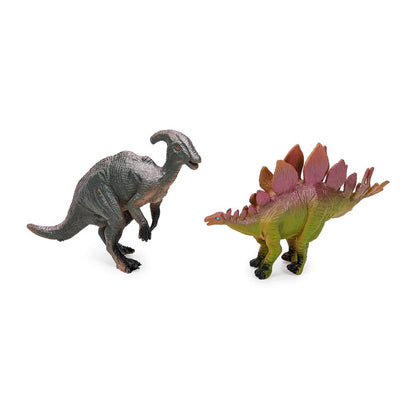 Игрушка пластизоль ДИНОЗАВРЫ 2 шт./пакет, хеддер ИГРАЕМ ВМЕСТЕ в кор.2*168наб