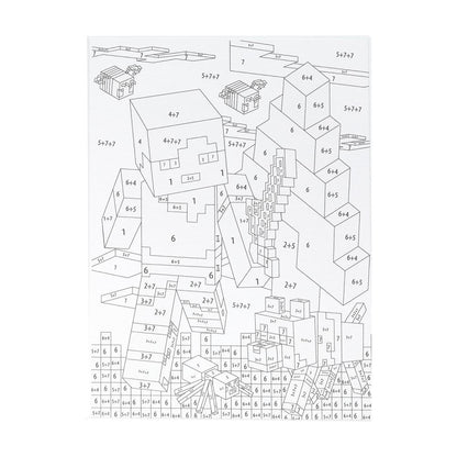 Taille pour numéro 17x23 cm, cadre carré, MUУЛЬТИ АРТ en cor.50шт