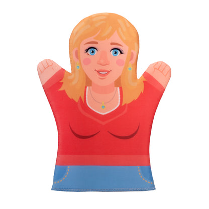 Théâtre domestique. Кукла-перчатка "Мама Люда"