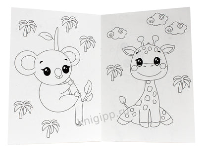 РАСКРАСКИ эконом НЯШКИ-РАСКРАСКИ. КАВАЙИ