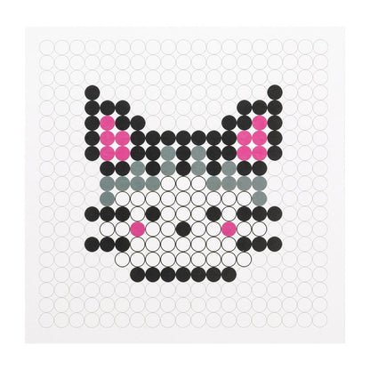 Брелок из термомозаики, Кот МУЛЬТИ АРТ в кор.4*12шт