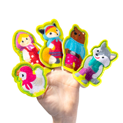 Пальчиковый кукольный театр "В гостях у сказки" (17 кукол)