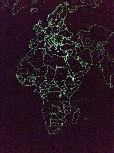 Карта мира. СВЕТЯЩАЯСЯ В ТЕМНОТЕ.Сувенирное издание. Не имеет аналогов