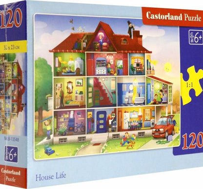 В-13548 Наш дом, (120 деталей MIDI) Castor Land