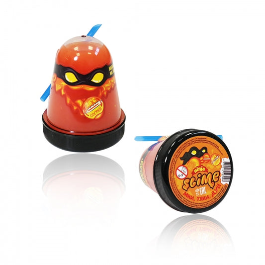 Игрушка ТМ "Slime "Ninja" арт.S130-9 меняет цвет на желтый, 130 г. "боится холода"