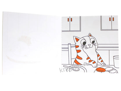 РАСКРАСКА С ГЛИТТЕРОМ. ОЗОРНЫЕ КОТЫ