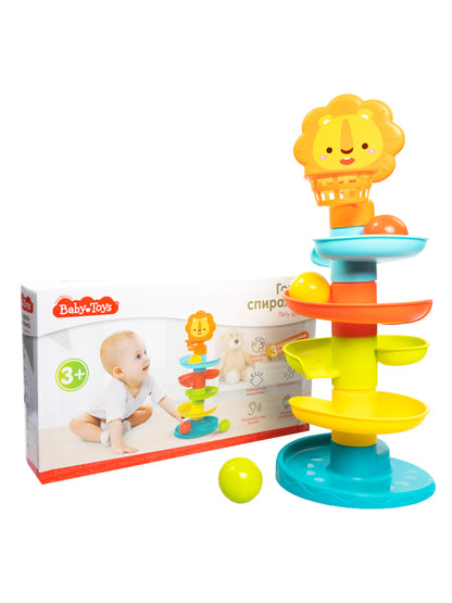 Игрушка Горка-спиралька. Пять уровней Baby toys, 8,7*37,5*22 см