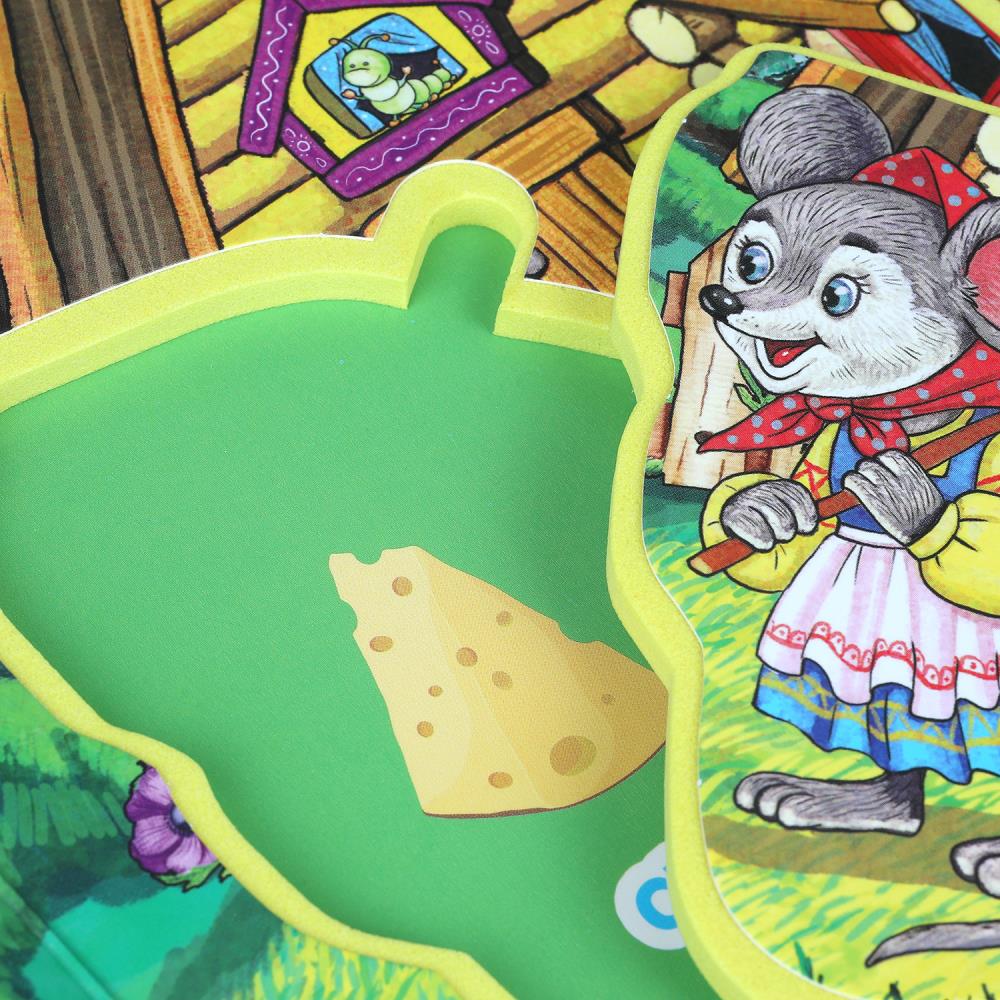 Теремок (eva с закл. и пазлами) 180х185мм, 5 разв., 5 пазлов Умка в кор.24шт