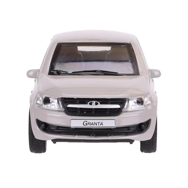 Машина металл LADA granta 11,5 см, двери, инерц, серебристый, кор. Технопарк в кор.2*36шт