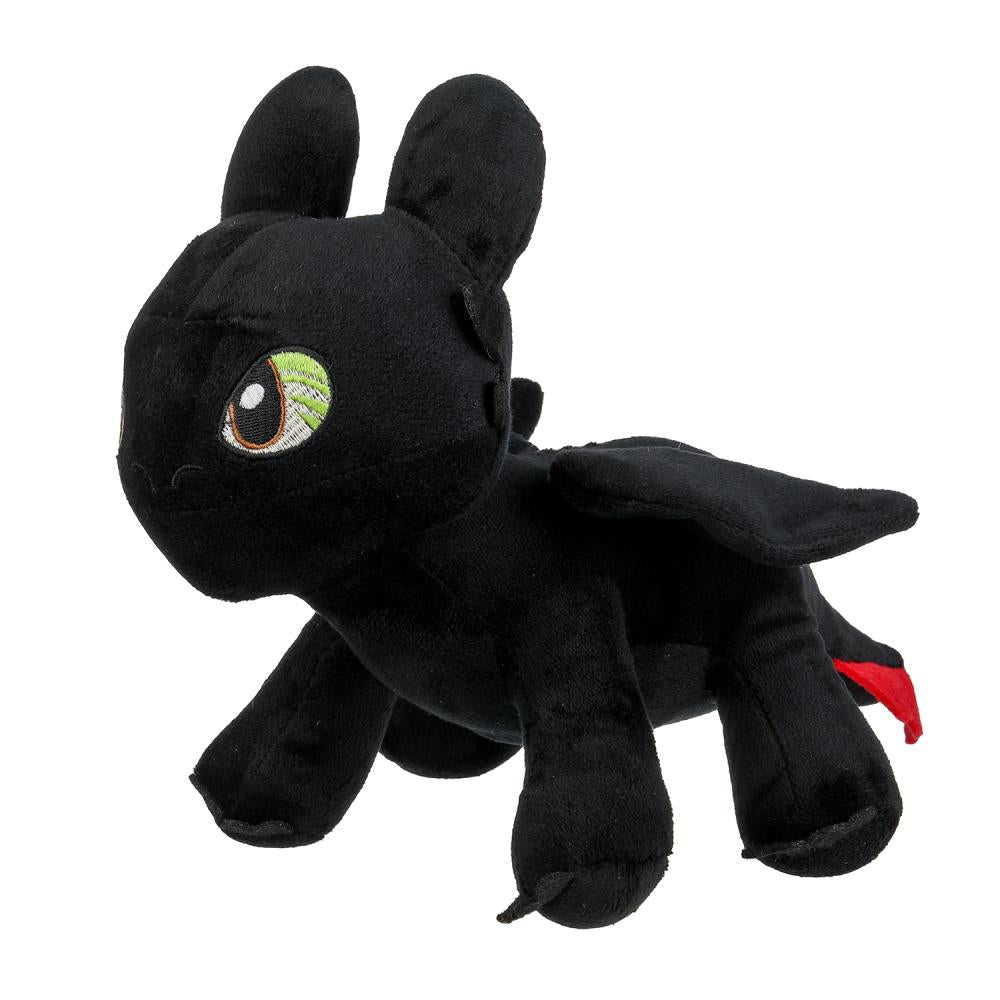 M118611DB-20NS Игрушка мягкая дракон черный 20см, без чипа Добрые игрушки в кор.24шт