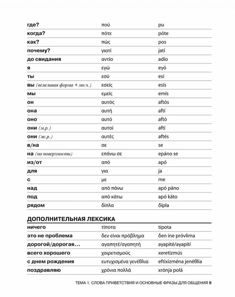 Разговорный греческий. Курс для начинающих. ИЗД 2.