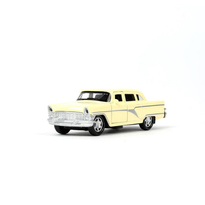 Машина газ металл-13 "Чайка" 12 см, двери, инерц, светло-желтый, кор. Технопарк в кор.2*36шт