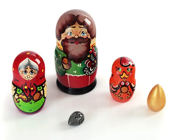 Матрешка "Курочка Ряба" 5 перс. арт.Р-45/743 (РНИ) /60