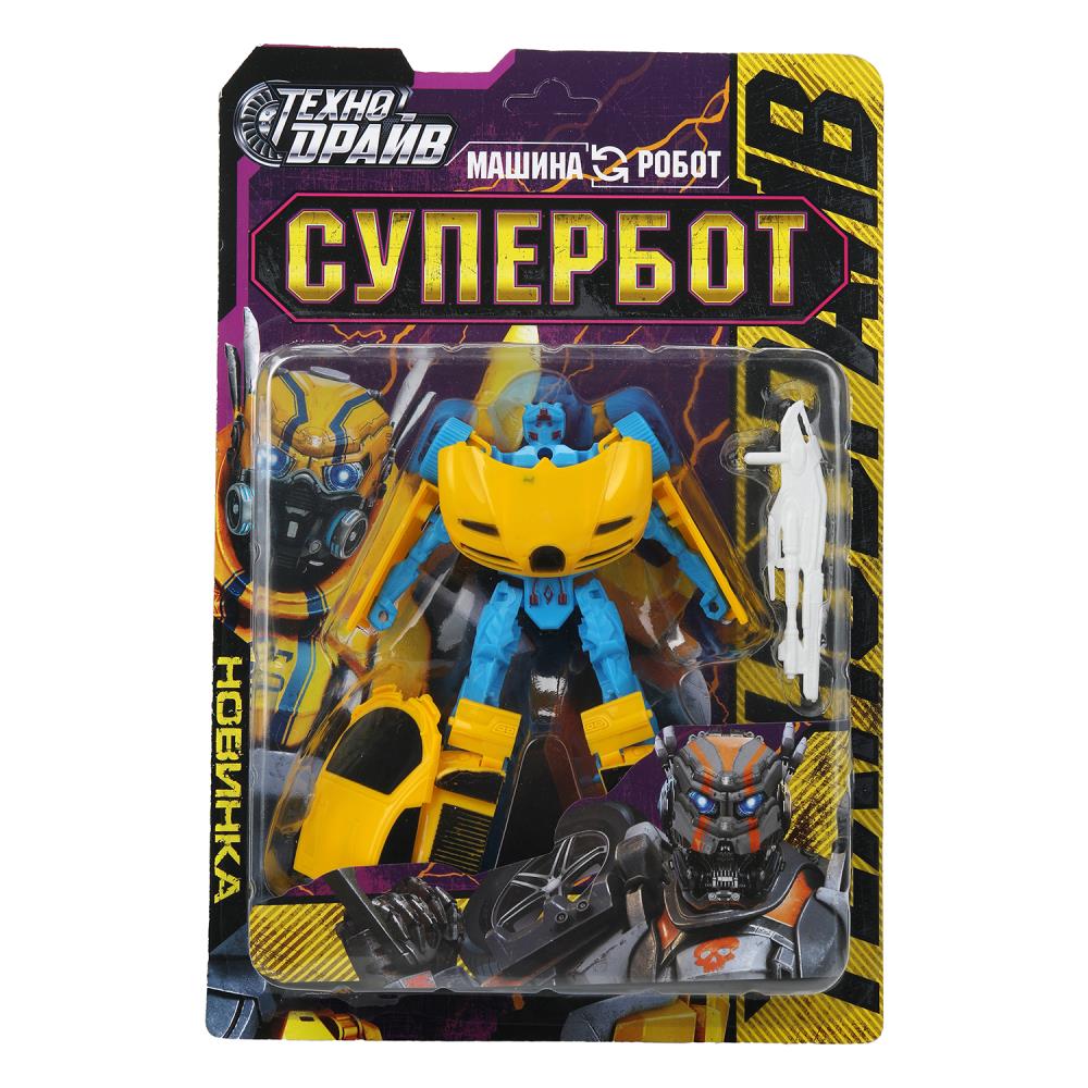 Робот трансформирующийся, в машине, блист.21*30*5см ТЕХНОДРАЙВ в кор.2*48шт