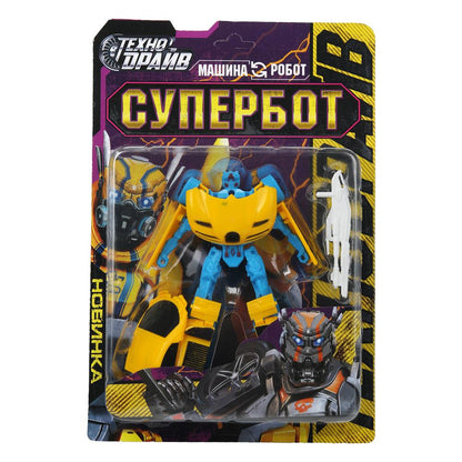Робот трансформирующийся, в машине, блист.21*30*5см ТЕХНОДРАЙВ в кор.2*48шт