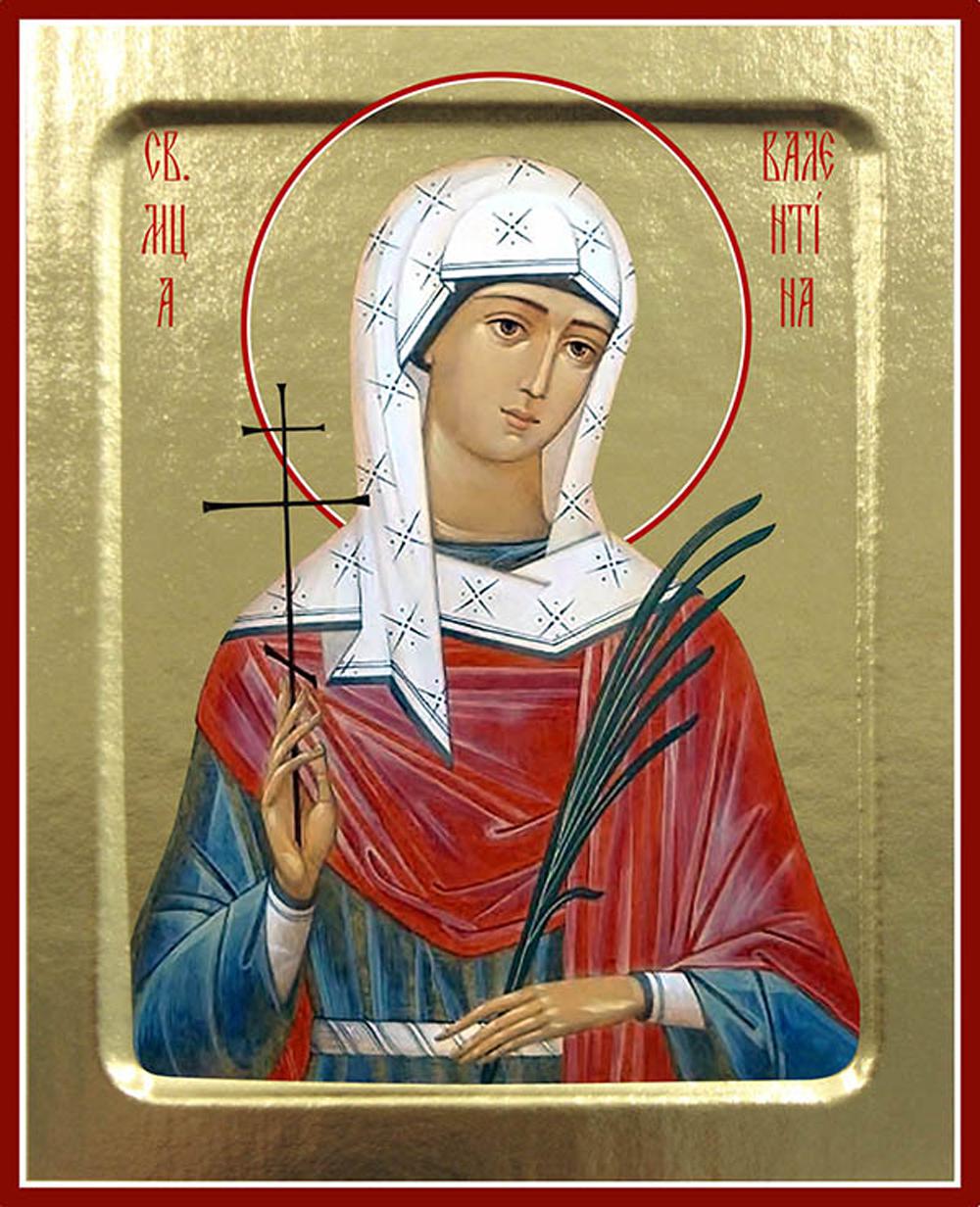 Икона Валентины, мученицы (на дереве): 125 х 160