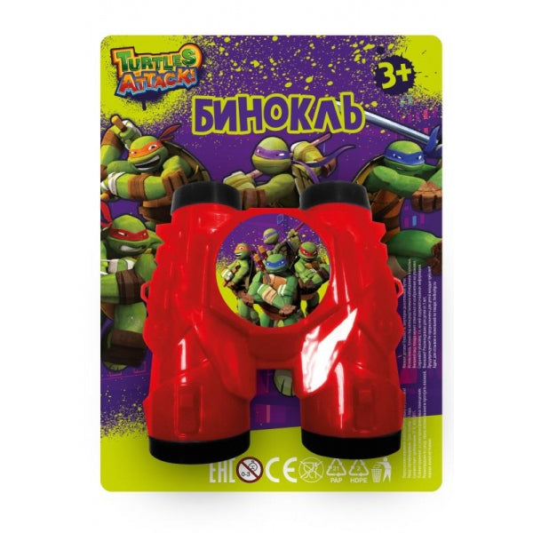 Бинокль черепашки, блист.17*21*6см ИГРАЕМ ВМЕСТЕ в кор.2*126шт