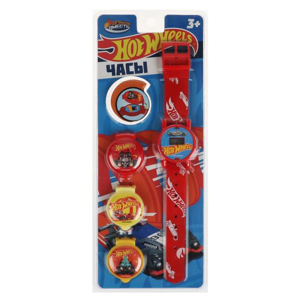 Часы ХОТ ВИЛС сменные корпус, время дата блист.9,7*25*2см ИГРАЕМ ВМЕСТЕ в кор.2*240шт