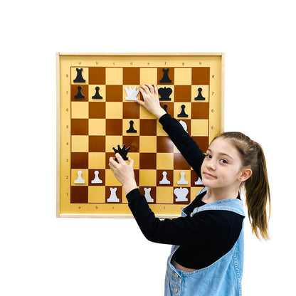 Игра настольная Шахматы и шашки демонстрационные магнитные
