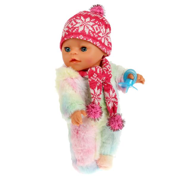 Пупс озвуч Барто А. Алиса 30см, пьет, пис, закр глаза, 100 фраз, 4 акс КАРАПУЗ в кор.12шт