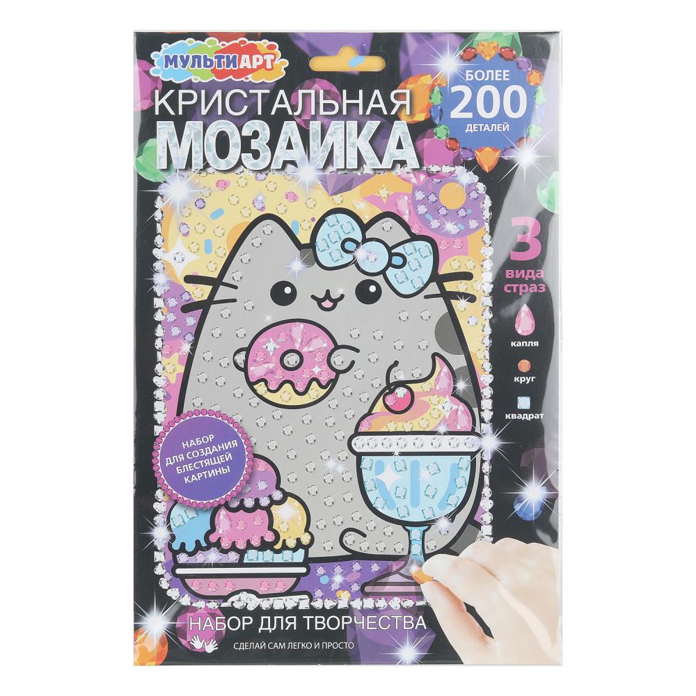 Кристальная мозаика 17*23 см пушин МУЛЬТИ АРТ в кор.100шт