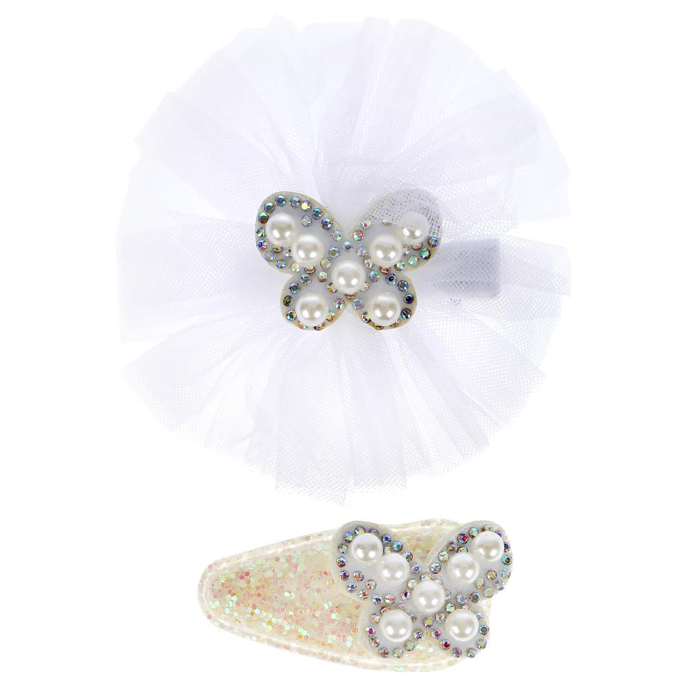 Accessoires pour enfants de la société СКАЗОЧНЫЙ ПАТРУЛЬ заколки с украшениями, 2 шт МИЛАЯ ЛЕДИ уп-12шт в cor.100up