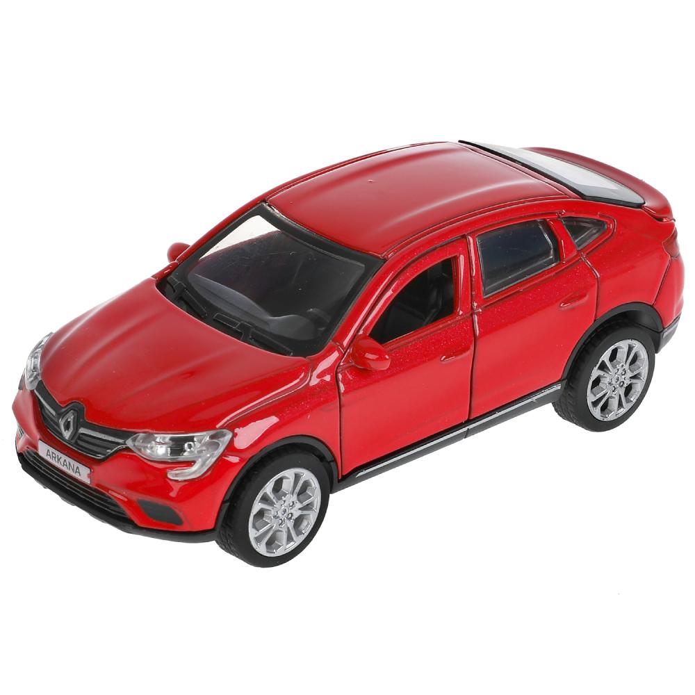 Машина металл RENAULT ARKANA дл 12 см, откр дв, багаж, инер, красный, в кор. Технопарк в кор.2*36шт