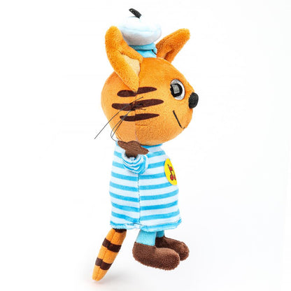 Игрушка мягкая Три Кота три кота Коржик 14см, с глазами, озвучка. "МУЛЬТИ-ПУЛЬТИ" в кор.24шт