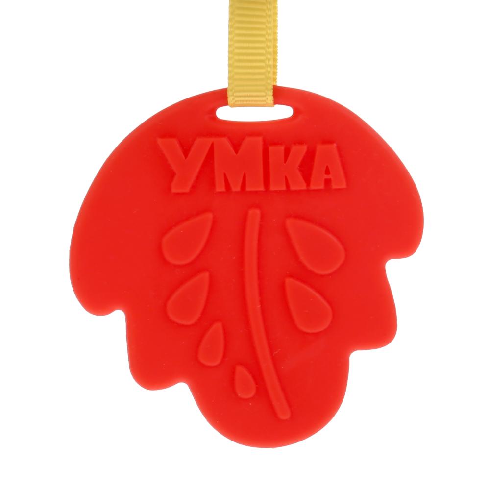 Текстильная игрушка пищалка мишка на карт. в пак. (русс. уп.) "Умка" в кор.240шт